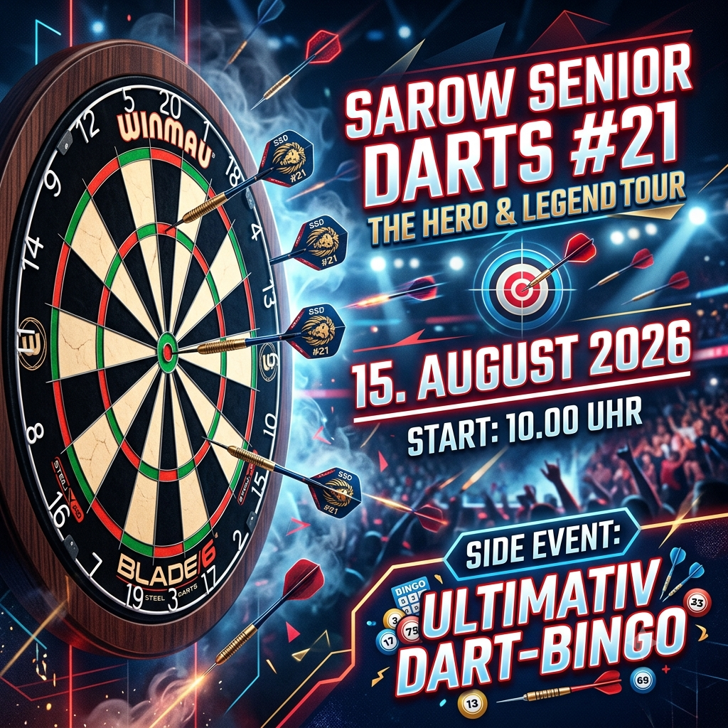 Senioren bitten zum Dart