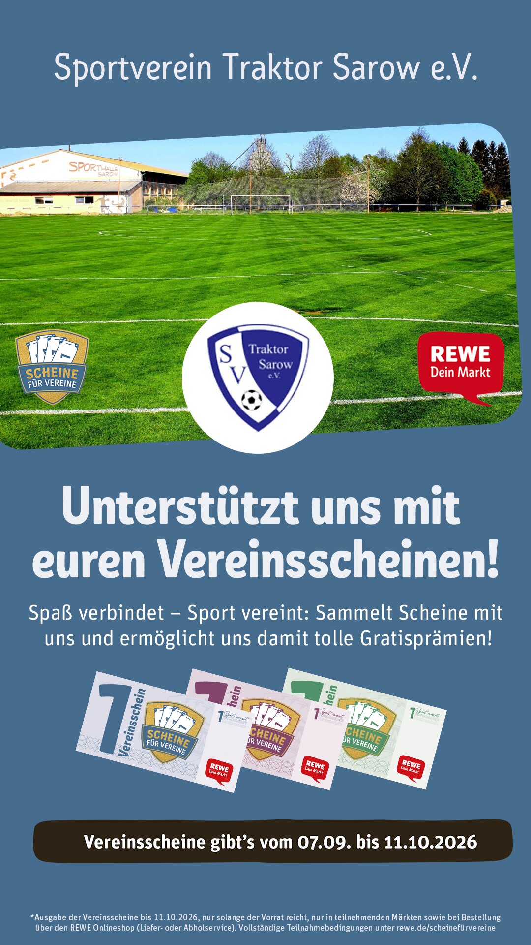 Scheine für Vereine